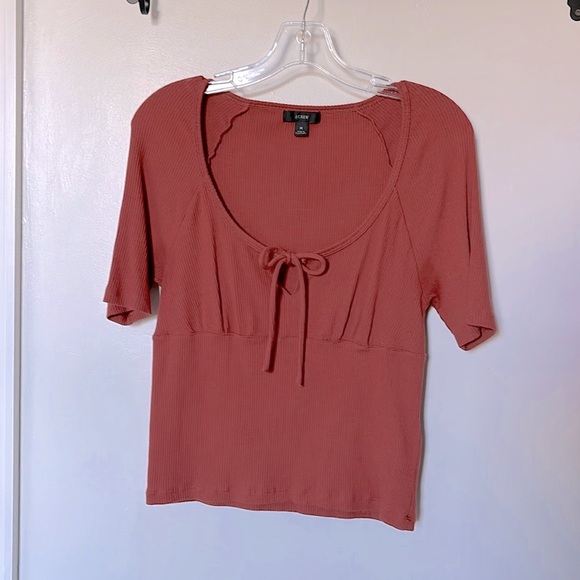 J. Crew Tops - JCrew ribbed shirt